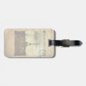 Gepäckmarke Paris Gepäckanhänger (Rückseite horizontal)