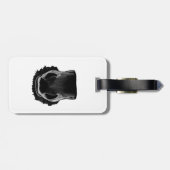 Gepäckmarke "Pferd Muzzle" Gepäckanhänger (Rückseite horizontal)