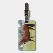 Gepäckmarke/Pferde Gepäckanhänger (Vorderseite vertikal)