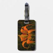 Gepäckmarke "Pine Lily" Gepäckanhänger (Rückseite vertikal)