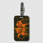 Gepäckmarke "Pine Lily" Gepäckanhänger (Vorderseite Vertikal)