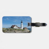 Gepäckmarke Portland Head Light Maine Lighthouse Gepäckanhänger (Rückseite horizontal)