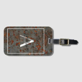 Gepäckmarke - robustes Metalldesign Gepäckanhänger (Vorderseite (Horizontal))