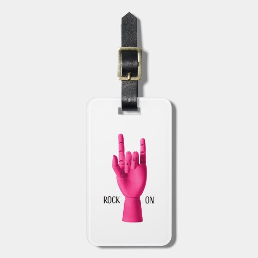 Gepäckmarke - Rock On! Gepäckanhänger (Vorderseite vertikal)