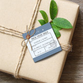 Gepäckmarke Save the Date Geschenkanhänger