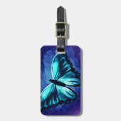 Gepäckmarke/Schmetterling Gepäckanhänger (Vorderseite vertikal)