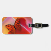 Gepäckmarke/Schmetterling und Herz Gepäckanhänger (Vorderseite horizontal)