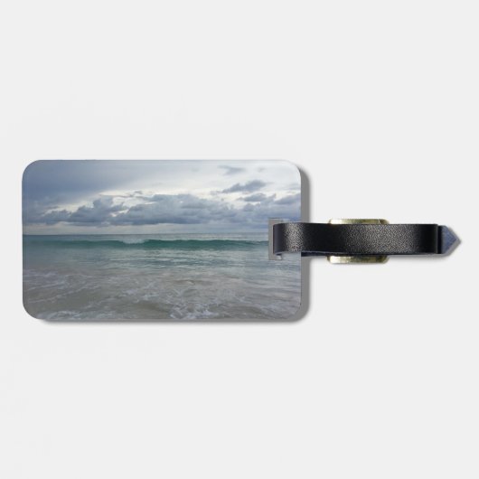 Gepäckmarke - Strand Gepäckanhänger (Rückseite horizontal)