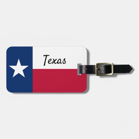 Gepäckmarke Texas Gepäckanhänger (Vorderseite horizontal)