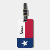 Gepäckmarke Texas Gepäckanhänger (Vorderseite vertikal)