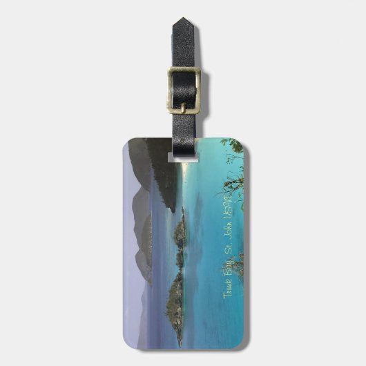 Gepäckmarke U.S.V.I. Gepäckanhänger (Vorderseite vertikal)