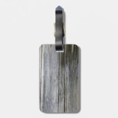Gepäckmarke "Weathered Door Planks" Gepäckanhänger (Rückseite vertikal)