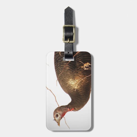 Gepäckmarke Wild Turkey Gepäckanhänger (Vorderseite vertikal)