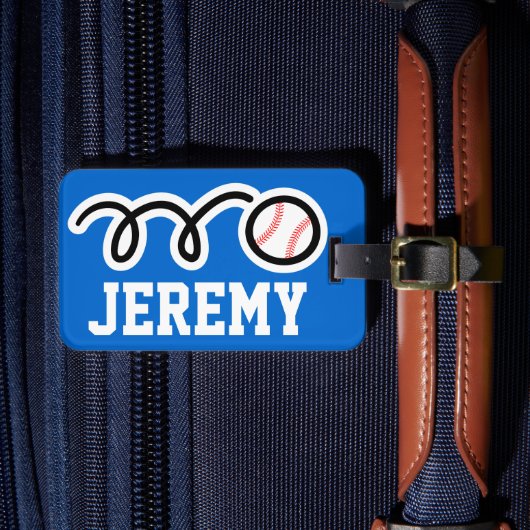 Gepäckmarke zum Thema Sport | Grundriss Gepäckanhänger (Vorderseite Insitu 4)