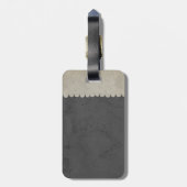 Gepäckmarken Blassfarben Gepäckanhänger (Rückseite vertikal)