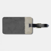 Gepäckmarken Blassfarben Gepäckanhänger (Rückseite horizontal)