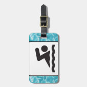 Gepäckmarken für das Baden Gepäckanhänger (Vorderseite vertikal)