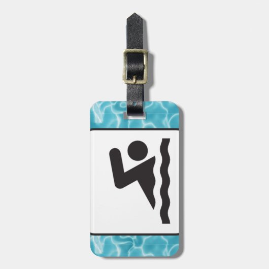 Gepäckmarken für das Baden Gepäckanhänger (Vorderseite vertikal)