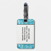 Gepäckmarken für das Baden Gepäckanhänger (Rückseite vertikal)