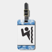 Gepäckmarken für das Baden Gepäckanhänger (Vorderseite vertikal)