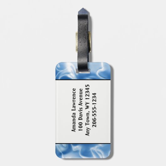 Gepäckmarken für das Baden Gepäckanhänger (Rückseite vertikal)