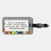 Gepäckmarken für Sportlockerzimmer Gepäckanhänger (Rückseite horizontal)