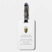 Gepäckmarken Gepäckanhänger (Rückseite vertikal)