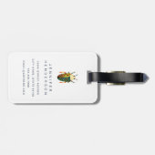 Gepäckmarken Gepäckanhänger (Rückseite horizontal)