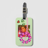 Gepäckmarken Gepäckanhänger (Vorderseite Vertikal)