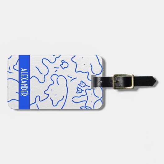 Gepäckmarken Gepäckanhänger (Vorderseite horizontal)