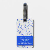 Gepäckmarken Gepäckanhänger (Rückseite vertikal)