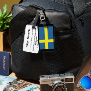 Gepäckmarken in Schweden Gepäckanhänger