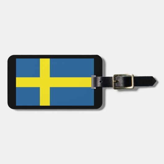 Gepäckmarken in Schweden Gepäckanhänger (Vorderseite horizontal)