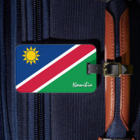 Gepäckmarken Namibia, patriotische namibische Flag