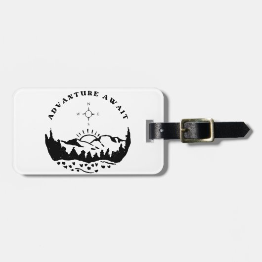 Gepäckmarken warten gepäckanhänger (Vorderseite horizontal)