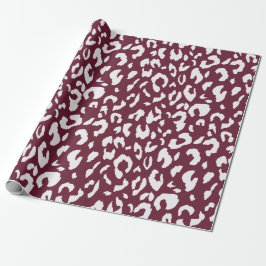 Gepäckpapier mit Gepardendruck Geschenkpapier
