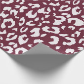 Gepäckpapier mit Gepardendruck Geschenkpapier (Ecke)