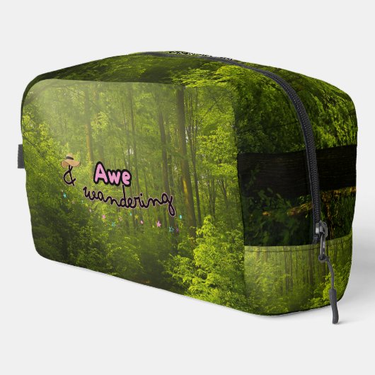 Gepäcksack für den Wald Waschbeutel (Rechte Ecke)