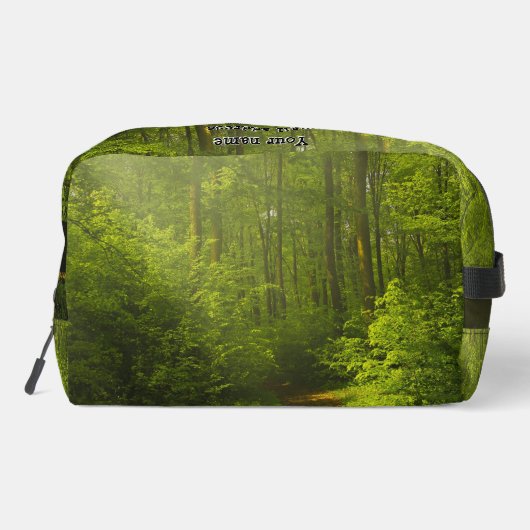 Gepäcksack für den Wald Waschbeutel (Rückseite)