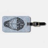 Gepäcksmarke für den personalisierbaren Hockey Goa Gepäckanhänger (Vorderseite horizontal)