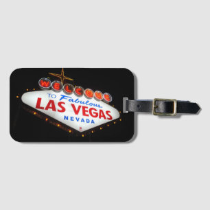Gepäcksmarke Las Vegas mit Visitenkarten-Steckplat Gepäckanhänger