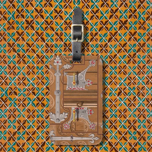 Gepäckstück an der Tür Gepäckanhänger