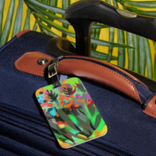 Gepäckstück Blume Gepäckanhänger (Vorderseite Insitu 1)