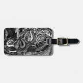 Gepäckstück für Drachengepäck Gepäckanhänger (Vorderseite horizontal)