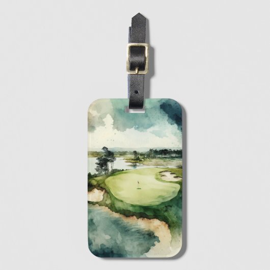 Gepäckstück für künstlerische Wasserfarben Gepäckanhänger (Vorderseite Vertikal)