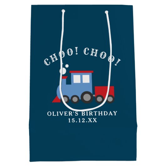 Gepäckstück Geburtstagsgeschenk Mittlere Geschenktüte (Rückseite)