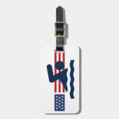 Gepäckstück Gepäckanhänger (Vorderseite vertikal)