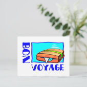 Gepäckstück: "Gute Reise!" Postkarte (Stehend Vorderseite)