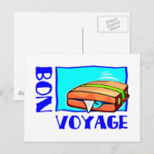 Gepäckstück: "Gute Reise!" Postkarte (Vorne/Hinten)