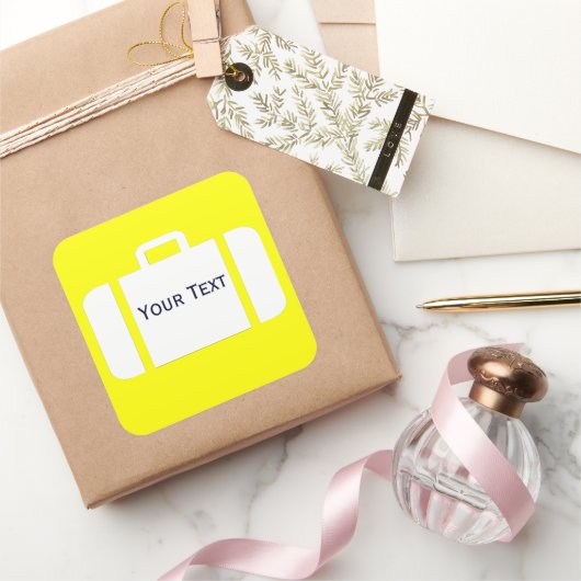 Gepäckstück Koffer Name Aufkleber (Schenken)